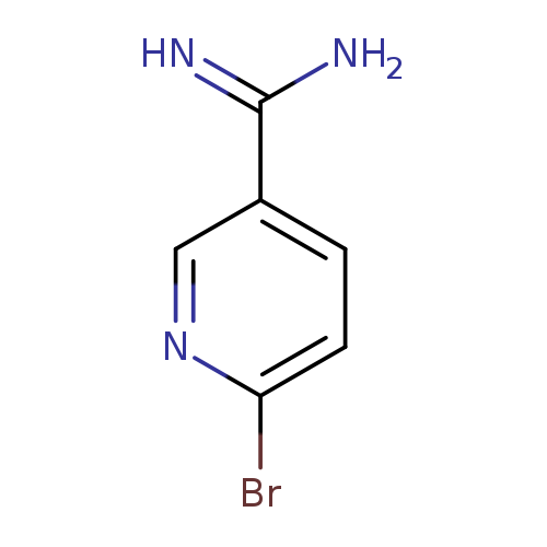 Brc1ccc(cn1)C(=N)N