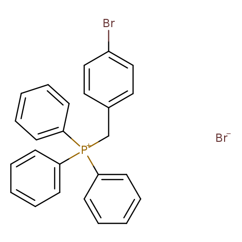 Brc1ccc(cc1)C[P+](c1ccccc1)(c1ccccc1)c1ccccc1.[Br-]