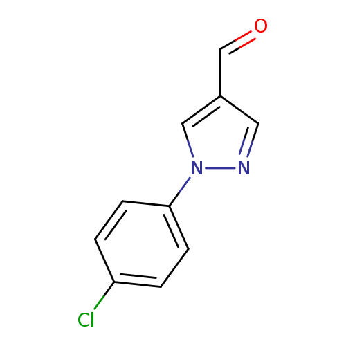 O=Cc1cnn(c1)c1ccc(cc1)Cl