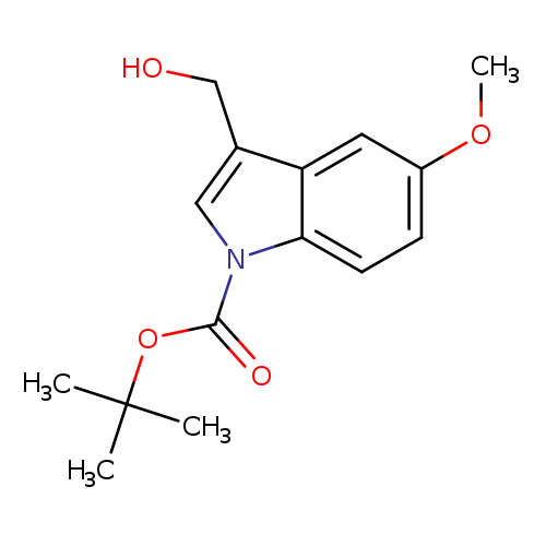 OCc1cn(c2c1cc(OC)cc2)C(=O)OC(C)(C)C