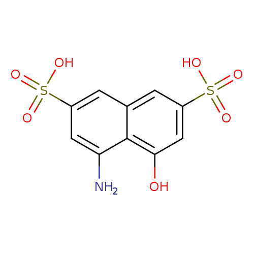 Nc1cc(cc2c1c(O)cc(c2)S(=O)(=O)O)S(=O)(=O)O