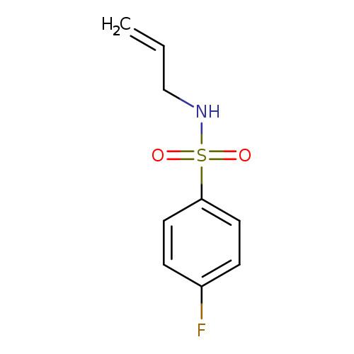 C=CCNS(=O)(=O)c1ccc(cc1)F