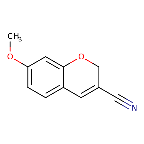 N#CC1=Cc2c(OC1)cc(cc2)OC