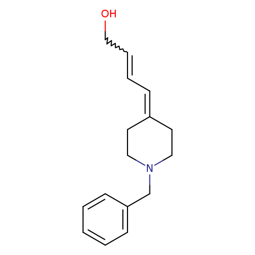 OCC=CC=C1CCN(CC1)Cc1ccccc1