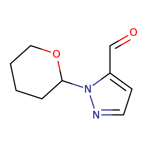 O=Cc1ccnn1C1CCCCO1