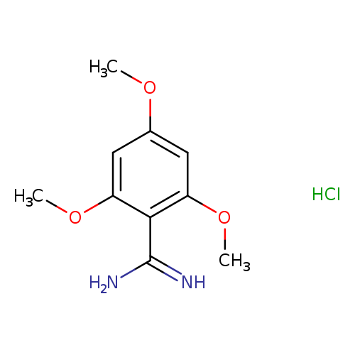 COc1cc(OC)cc(c1C(=N)N)OC.Cl