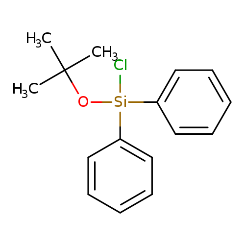 CC(O[Si](c1ccccc1)(c1ccccc1)Cl)(C)C