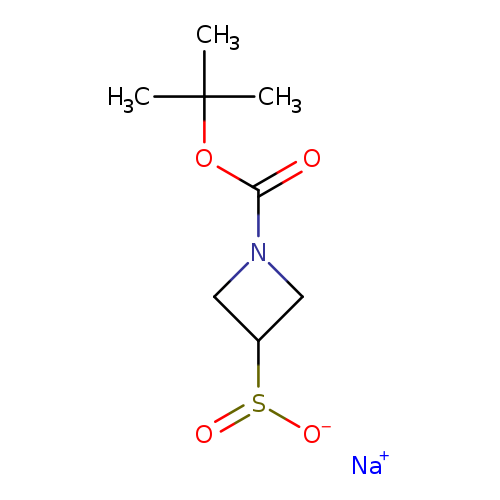 O=C(N1CC(C1)S(=O)[O-])OC(C)(C)C.[Na+]