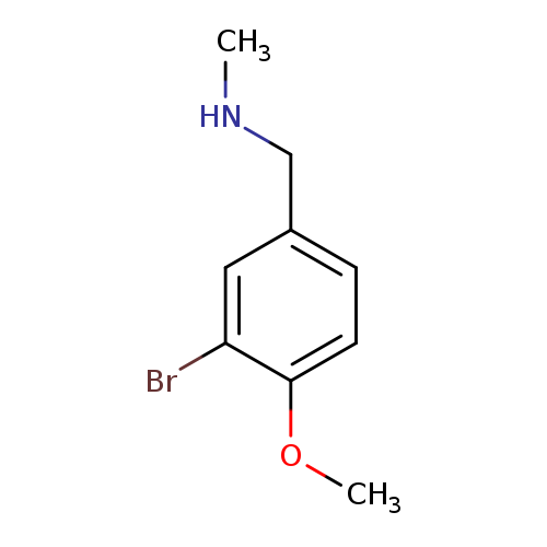 CNCc1ccc(c(c1)Br)OC