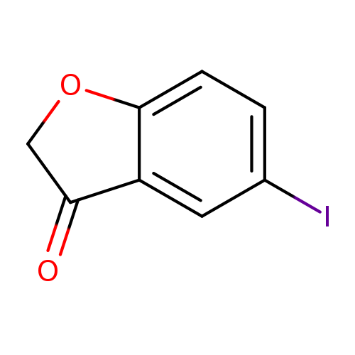 Ic1ccc2c(c1)C(=O)CO2