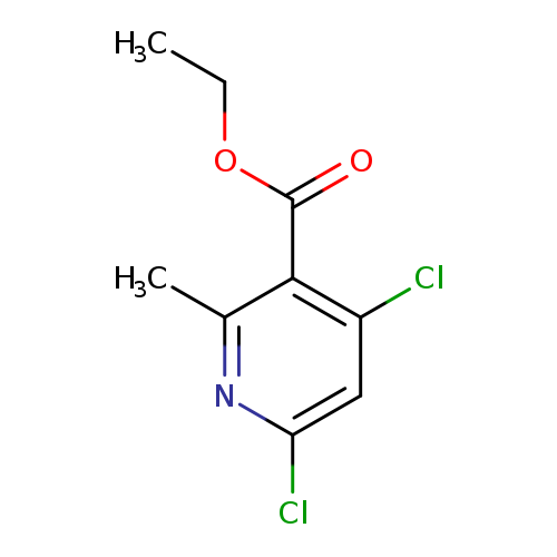 CCOC(=O)c1c(Cl)cc(nc1C)Cl