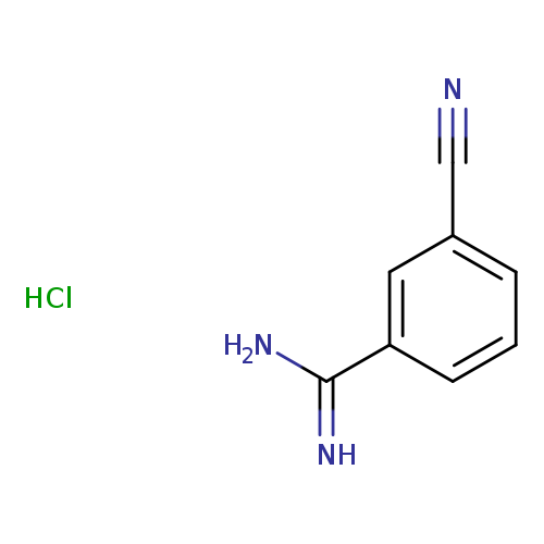 N#Cc1cccc(c1)C(=N)N.Cl