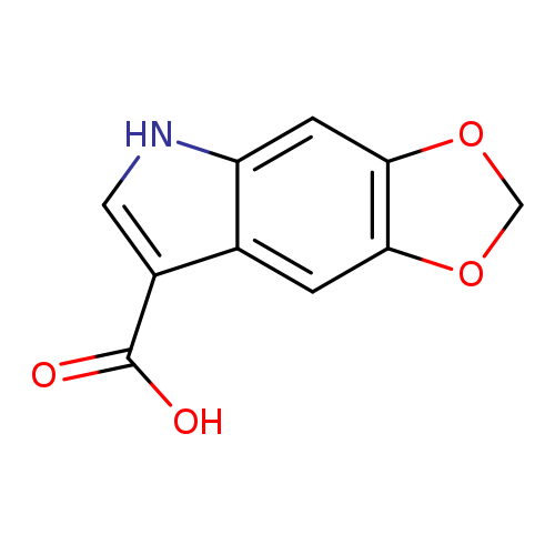 OC(=O)c1c[nH]c2c1cc1OCOc1c2