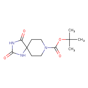 O=C(N1CCC2(CC1)NC(=O)NC2=O)OC(C)(C)C