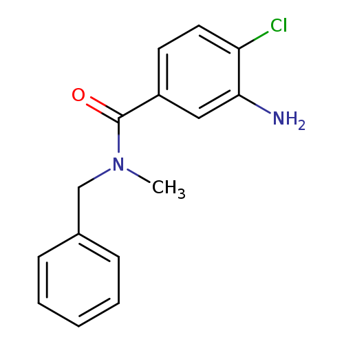 CN(C(=O)c1ccc(c(c1)N)Cl)Cc1ccccc1