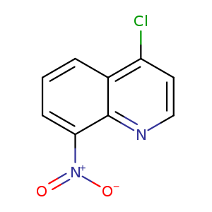 [O-][N+](=O)c1cccc2c1nccc2Cl