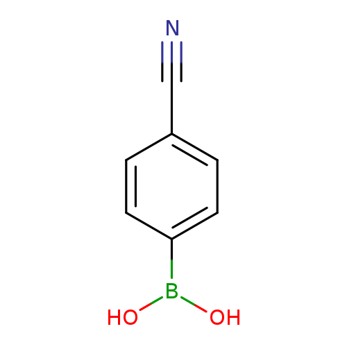 N#Cc1ccc(cc1)B(O)O