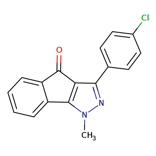 Clc1ccc(cc1)c1nn(c2c1C(=O)c1c2cccc1)C