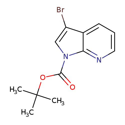 Brc1cn(c2c1cccn2)C(=O)OC(C)(C)C