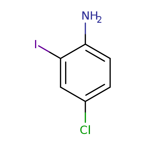 Clc1ccc(c(c1)I)N