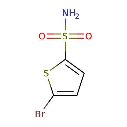 Brc1ccc(s1)S(=O)(=O)N