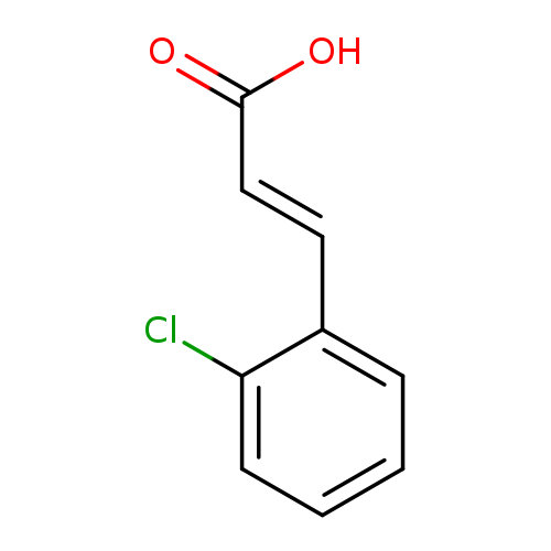 OC(=O)/C=C/c1ccccc1Cl