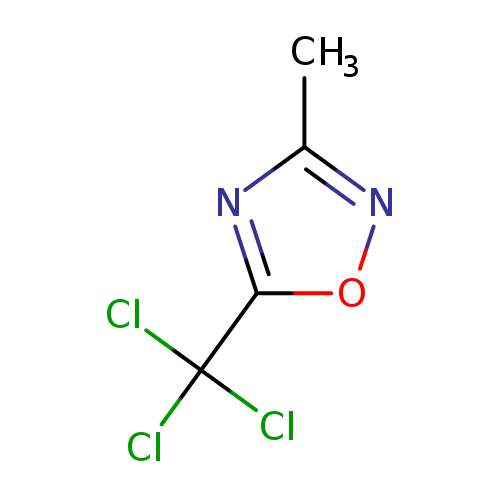 ClC(c1onc(n1)C)(Cl)Cl