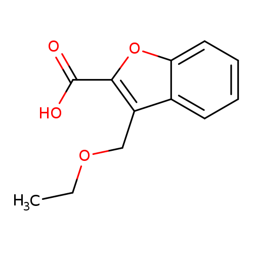 CCOCc1c(oc2c1cccc2)C(=O)O