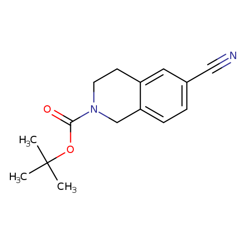 N#Cc1ccc2c(c1)CCN(C2)C(=O)OC(C)(C)C