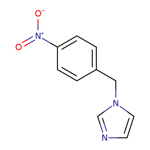 [O-][N+](=O)c1ccc(cc1)Cn1cncc1