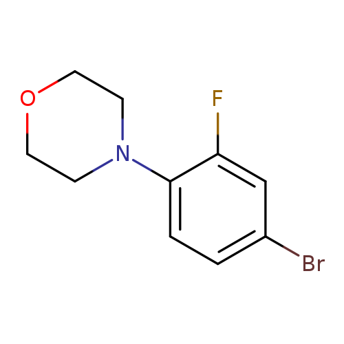 Brc1ccc(c(c1)F)N1CCOCC1