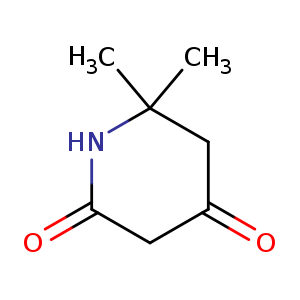 O=C1CC(=O)NC(C1)(C)C