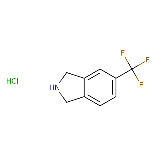 FC(c1ccc2c(c1)CNC2)(F)F.Cl
