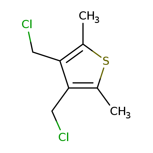 ClCc1c(C)sc(c1CCl)C