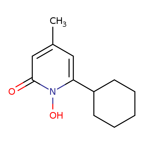 Cc1cc(C2CCCCC2)n(c(=O)c1)O