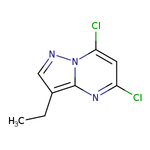 CCc1cnn2c1nc(Cl)cc2Cl