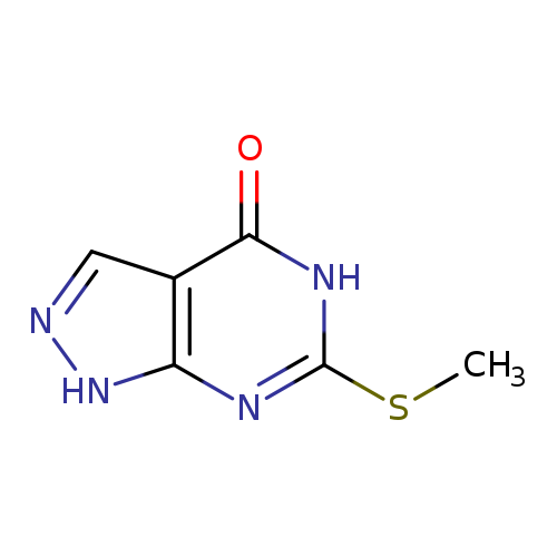 CSc1[nH]c(=O)c2c(n1)[nH]nc2