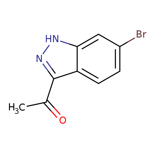Brc1ccc2c(c1)[nH]nc2C(=O)C