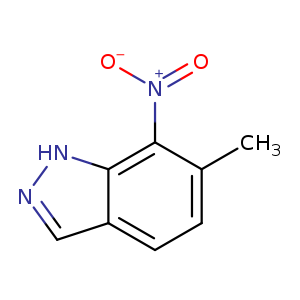 [O-][N+](=O)c1c(C)ccc2c1[nH]nc2