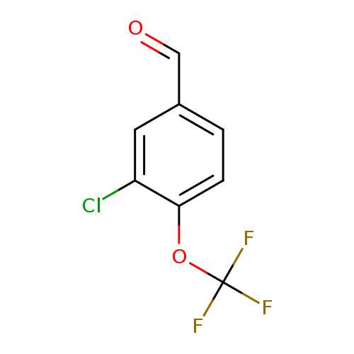 O=Cc1ccc(c(c1)Cl)OC(F)(F)F