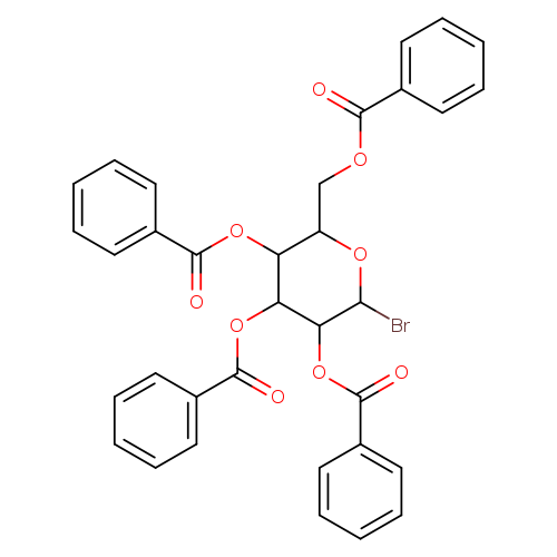 BrC1OC(COC(=O)c2ccccc2)C(C(C1OC(=O)c1ccccc1)OC(=O)c1ccccc1)OC(=O)c1ccccc1