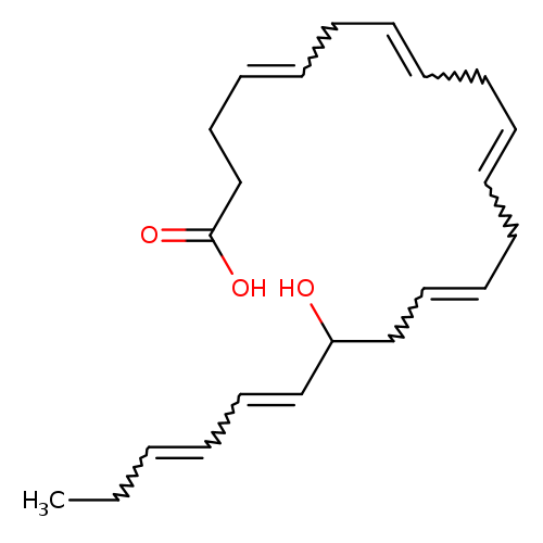 CCC=CC=CC(CC=CCC=CCC=CCC=CCCC(=O)O)O