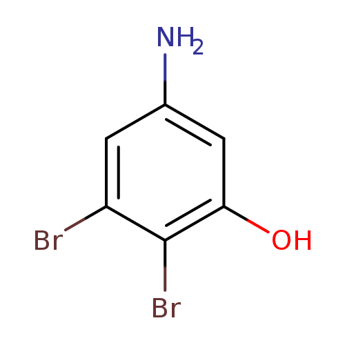 Nc1cc(O)c(c(c1)Br)Br