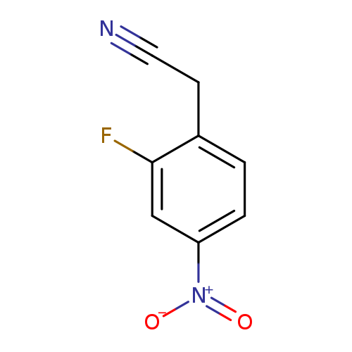 N#CCc1ccc(cc1F)[N+](=O)[O-]