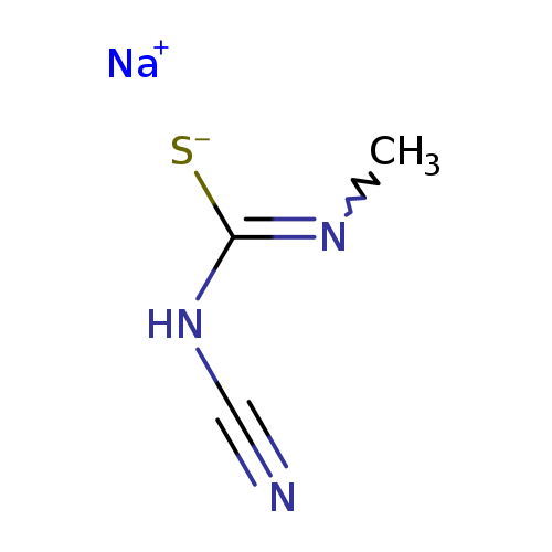 [S-]C(=NC)NC#N.[Na+]