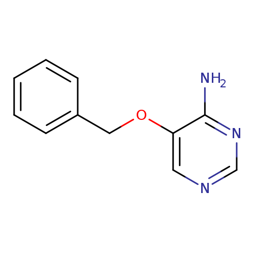 Nc1ncncc1OCc1ccccc1