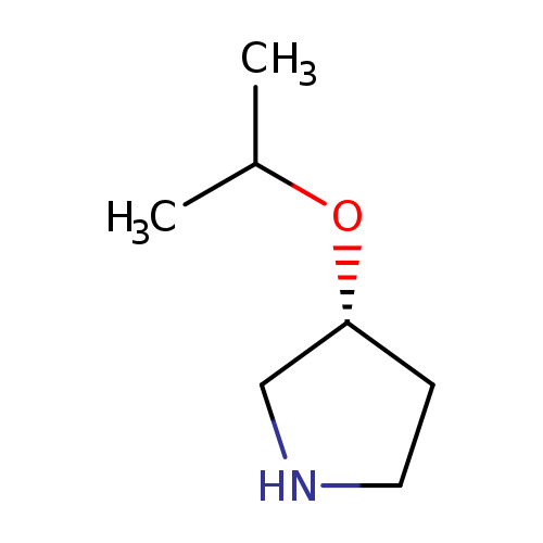 CC(O[C@H]1CNCC1)C