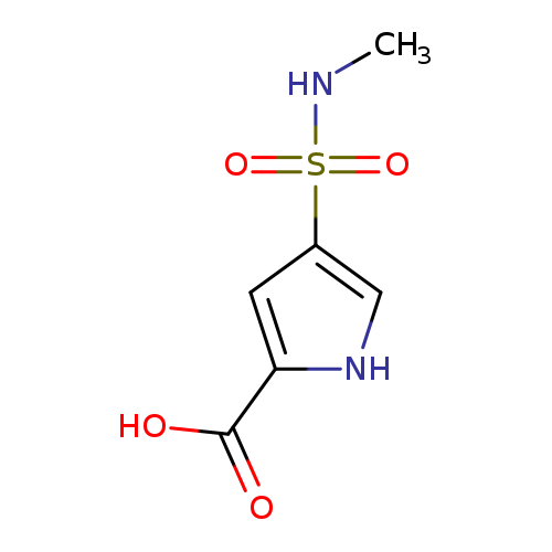 CNS(=O)(=O)c1c[nH]c(c1)C(=O)O