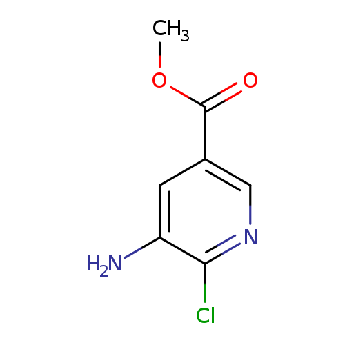 COC(=O)c1cnc(c(c1)N)Cl