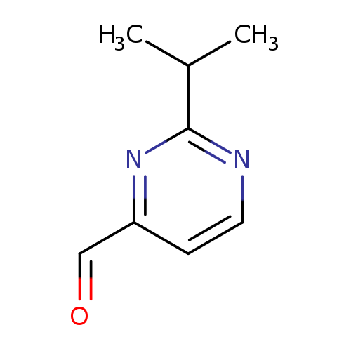 O=Cc1ccnc(n1)C(C)C